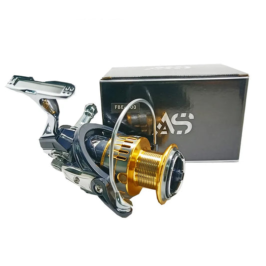 13 Plus 1 BB Spinning Fishing Reel Over 38 Pounds Carbon Drag CNC Aluminum Spool Freshwater and Saltwater Fishing Reel