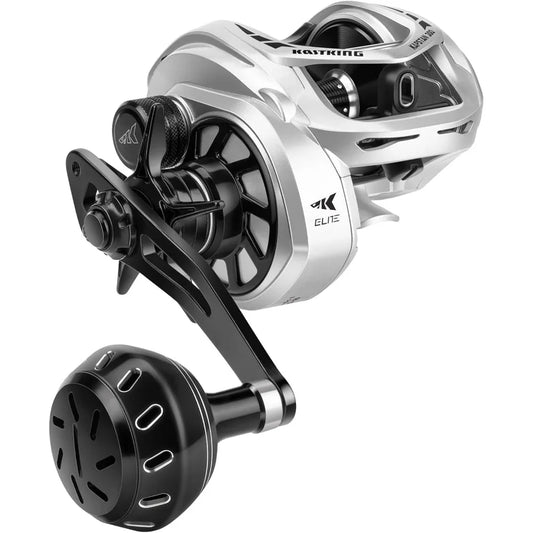 High Capacity Cast Bait Reel Graphite Frame 35 Pounds Resistance 5 4 to 1 Gear Ratio Aluminum Handle