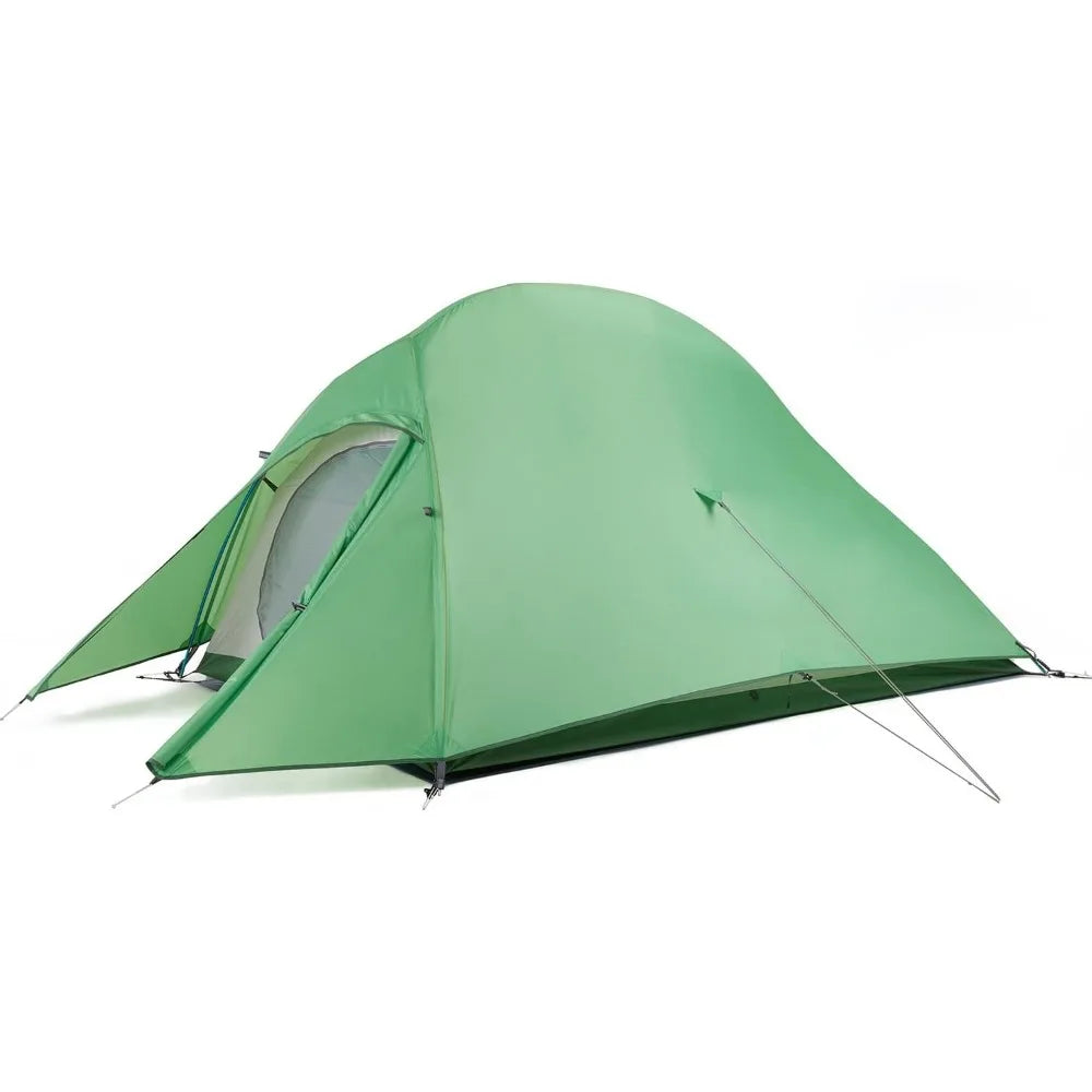 2 Person Lightweight Backpacking Tent with Footprint Free Standing Ultralight Camping Tent